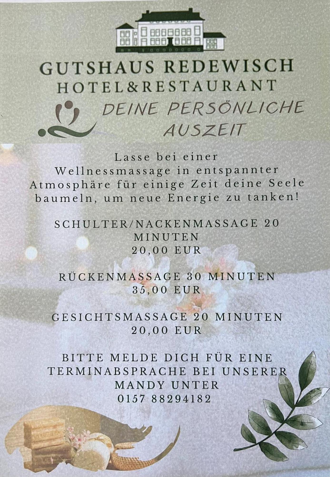 Gutshaus Redewisch Hotel & Restaurant Boltenhagen  Extérieur photo